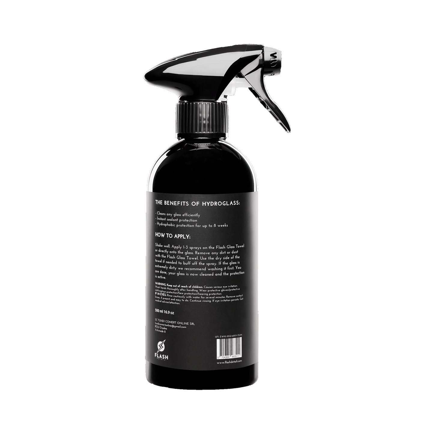 FLASH DETAIL HYDROGLASS – ČISTIČ SKIEL S KERAMICKÝM EFEKTOM 1000 ML