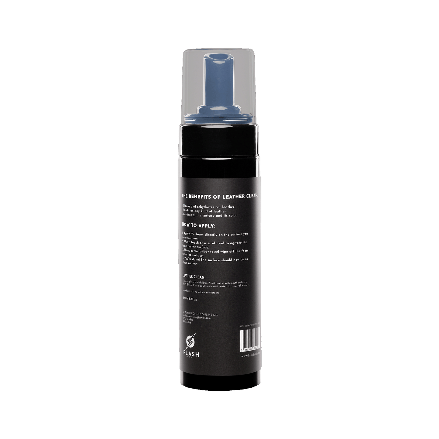 LEATHER CLEAN 200ml – PENA NA ČISTENIE KOŽENÉHO ČALÚNENIA