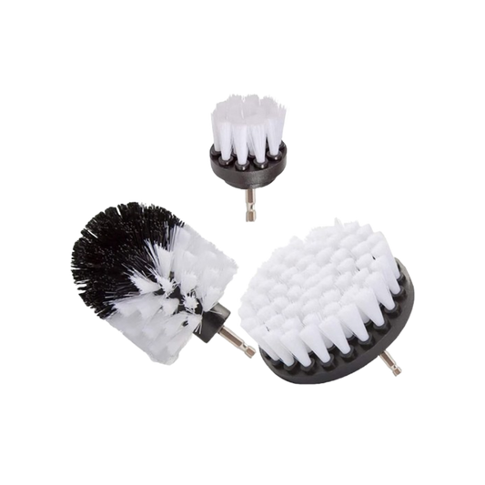 FLASH DETAIL DRILL BRUSH – SADA 3 ČISTIACICH KEFIEK NA VŔTAČKU