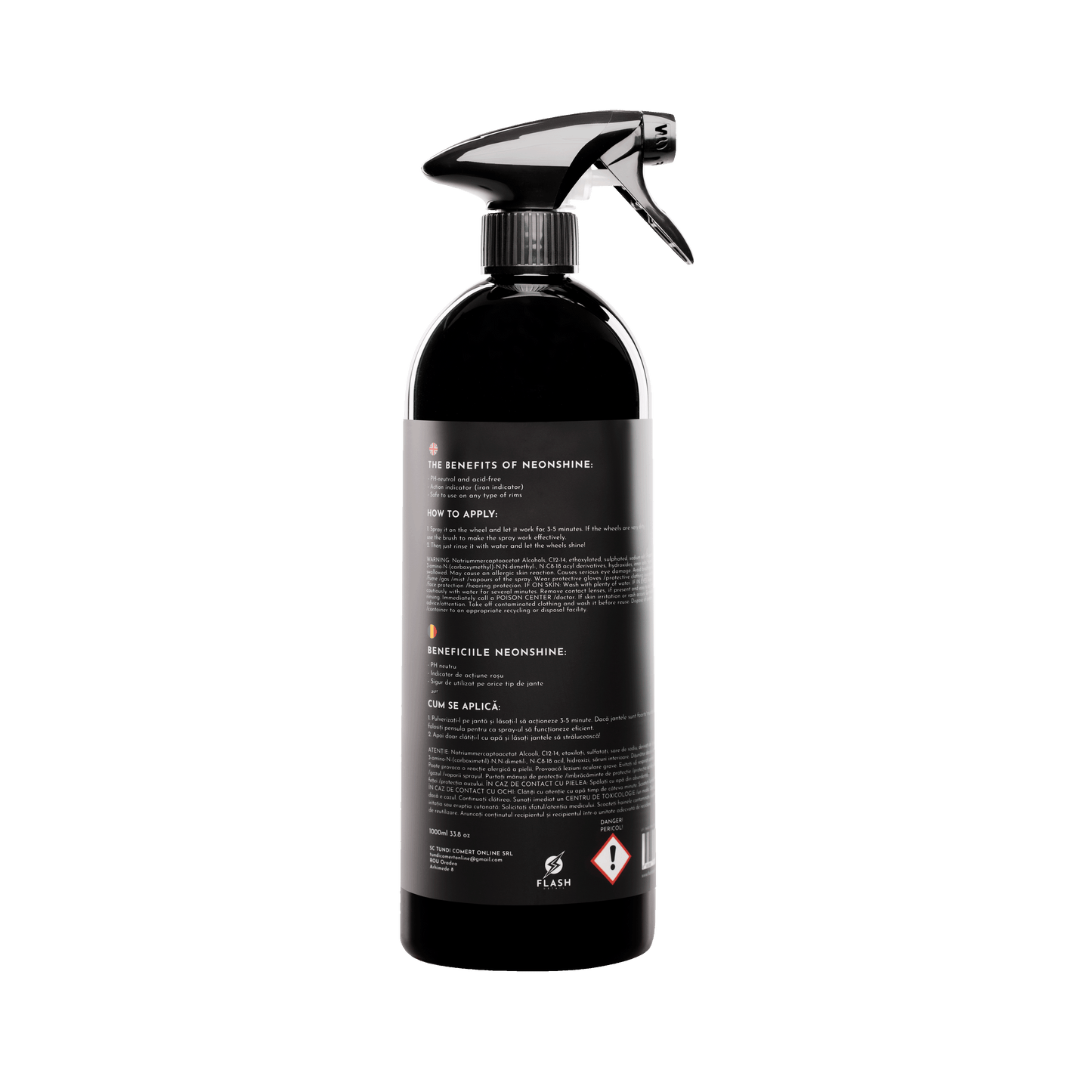 NEONSHINE 1000ml – SPREJ NA ČISTENIE DISKOV KOLIES